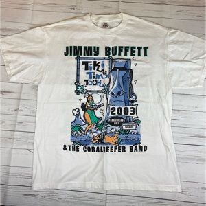 Vintage Jimmy Buffett and the Coral reefer graphic band T-shirt